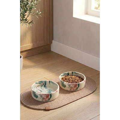 Pet Food Bowl Set (2 Pieces)