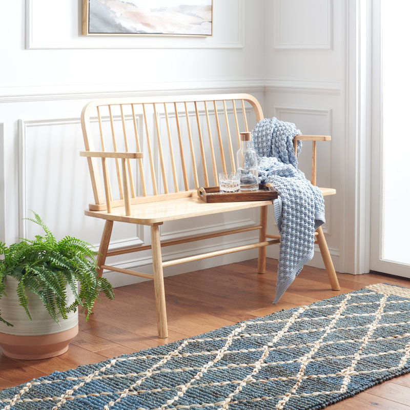 Sireen Solid Wood Bench, Natural