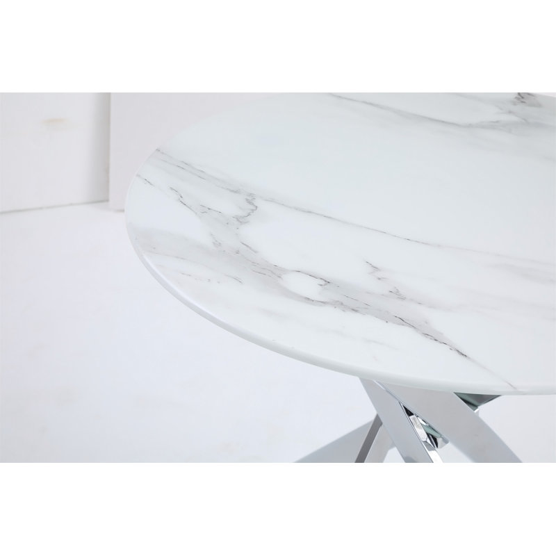 Modern Round Glass Table