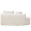 Canapé modulaire courbé avec coussins-65629080
