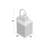Raedawn Seeded Glass Outdoor Wall Lantern-716574624-782869574-782869572