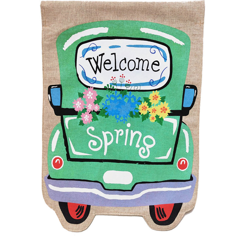 Drapeau de jardin Welcome