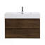 Meuble-lavabo de salle de bain avec lavabo, grand meuble-lavabo flottant mural, lavabo une pièce sans drain ni robinet-1715386475-1715386473
