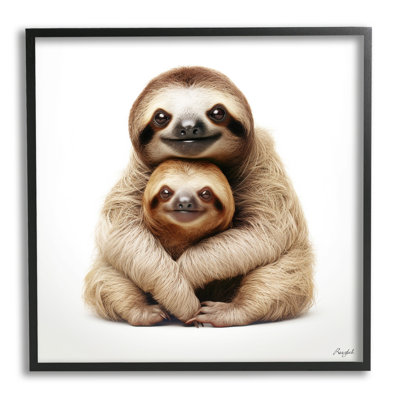 Paresseux et bébé souriant par Roozbeh