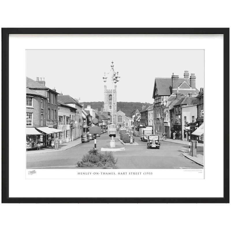 Henley On Thames, Hart Street C1955 by Francis Frith - Single Picture Frame Print, 45cm H x 60cm W x 2.3cm D