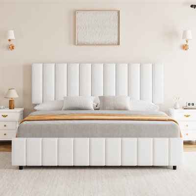 PU Leather Bed Frame