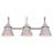 Salem 28" W 3-Light Dimmable Vanity Light with Cone Shades