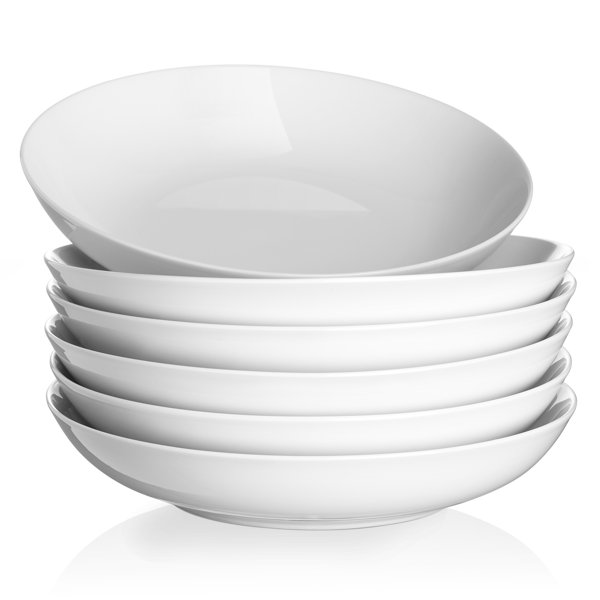 Buy Gourmet Basics by Mikasa Verona Cream Set of 4 Pasta Bowls, 8 Inch  Online at Low Prices in India 