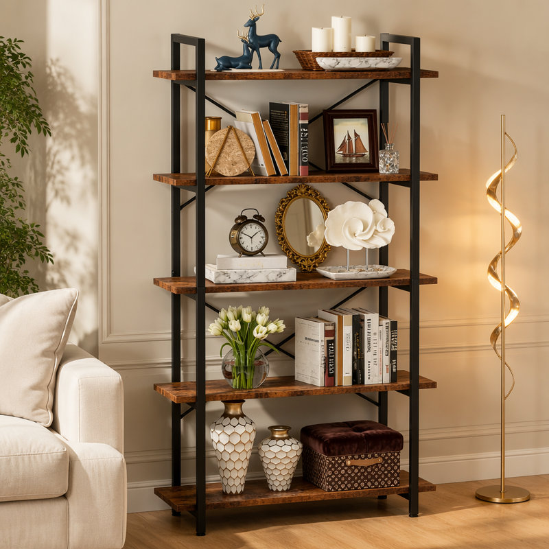 Open Design Display Shelf Unit,Bookshelf,Display Etagere,Plant Stand