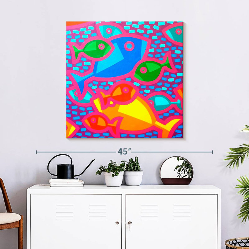 Funky Fish, 30" H x 30" W