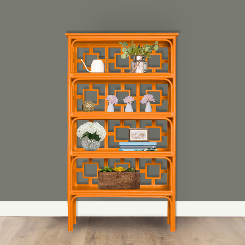Sobe Bookcase, Citrus Orange