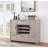 Solid Wood 60" Spirit Cabinet with Wine Rack
