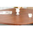 Ikerne Space-Saving Rotating Circle Dining Table With Lazy Susan Solid Wood Vase-Shape-348780023