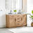 Dejean 54" Double Bathroom Vanity with Grain White Engineered Stone Countertop without Mirror-1914765640
