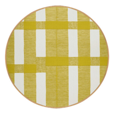 Machine Washable Botanical Brown Area Rug