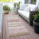 Machine Washable Indoor/Outdoor Xhevrie Pink Rug