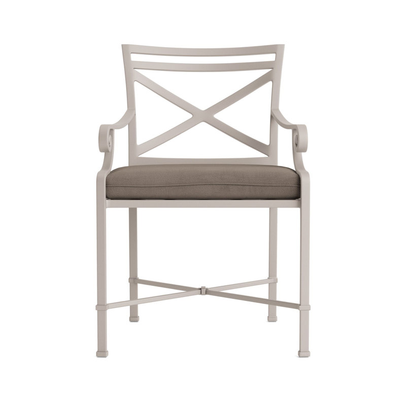 Venetian Outdoor Lounge Chair, Fusion Moccasian, Dove Smooth