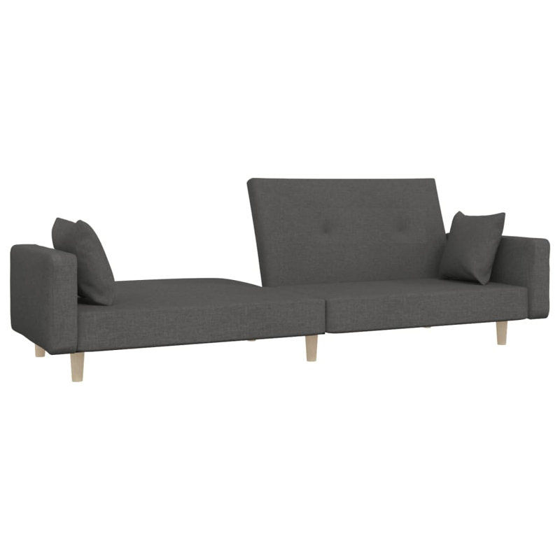 Salka Upholstered 86.6'' Sofa, Dark Gray Fabric