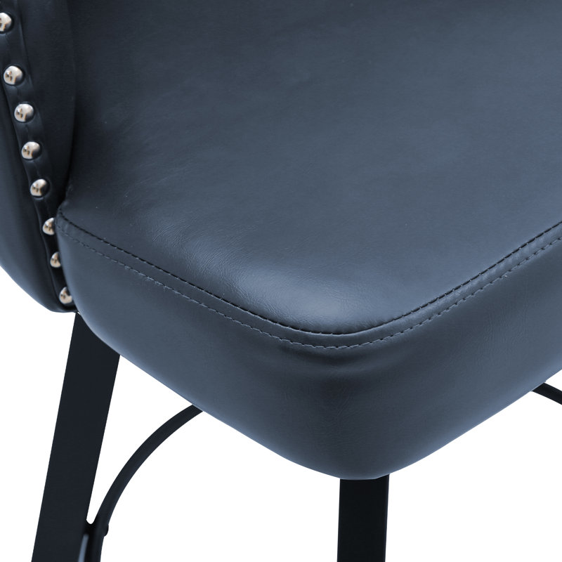 Tabouret de comptoir pivotant 25,98 po Drish, Bleu