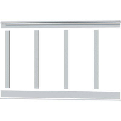 Deluxe Shaker PVC Wall Paneling in White