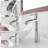Single-handle Bathroom Faucet with Drain Assembly-109681726
