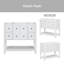 Base de meuble-lavabo simple 35,6 po seulement-97872204