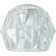 Lavatory Faucet Handle Single Control Knob For Delta Replacement Trim Kit With Screw And Button, Clear Acrylic