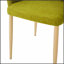 Chaise de salle à manger confortable en tissu avec une conception ergonomique profilée et une structure durable pour une assise de soutien pendant les repas-1795494418