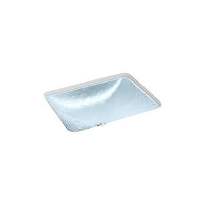 Yepsen Glass Undermount Bathroom Sink
