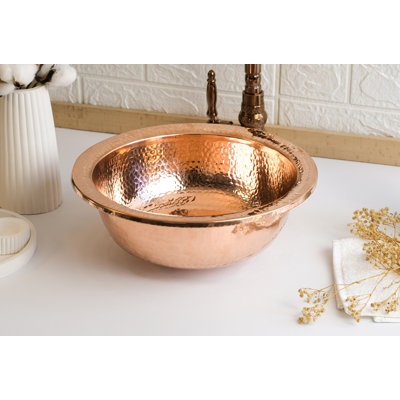 Handmade Hammered Copper Kitchen Sink – Pure Solid Copper by ALFIQ