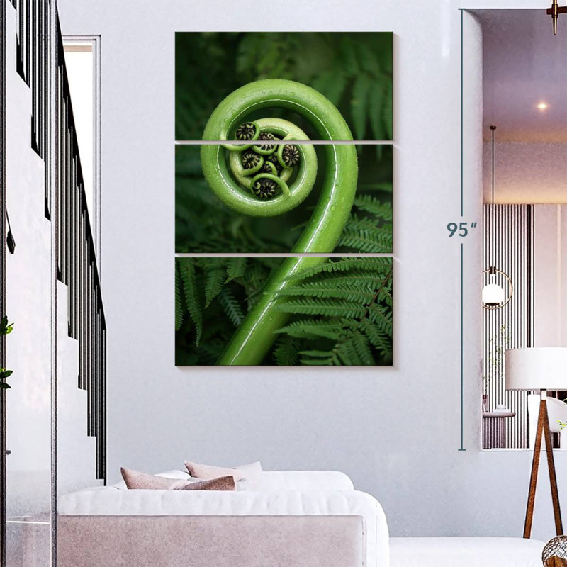 Fronde fougère, H 45 po x l 28 po