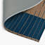 Tapis intérieur / extérieur bleu HorizontalStripes-398992873