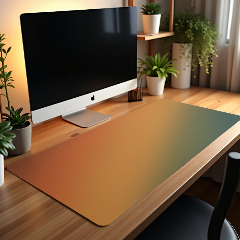 Polyester Desk Pad, 31.5x15.5