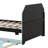 Full Size Wood Daybed With Twin Size Trundle, Gaming Bed With Desk And USB For Kids Adults, Gaming Bed For Bedroom Study-506253976