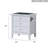 Hammond SMART 3 Drawer Nightstand White