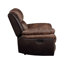 Fauteuil inclinable Jaylen caramel et espresso