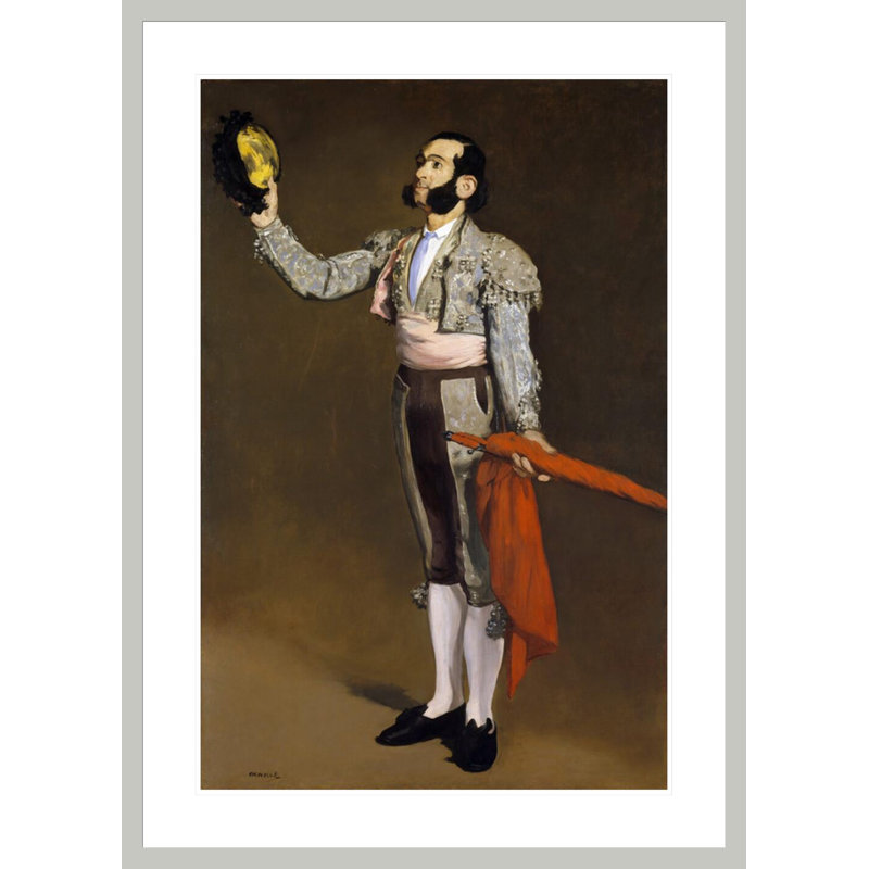 «A Matador» par estampe numérique encadrée, 41,5 po H x 29,84 po L