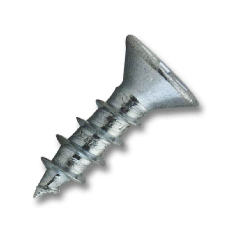 Zinc Philips Flat Head Coarse Thread, #6 x 1/2 in.