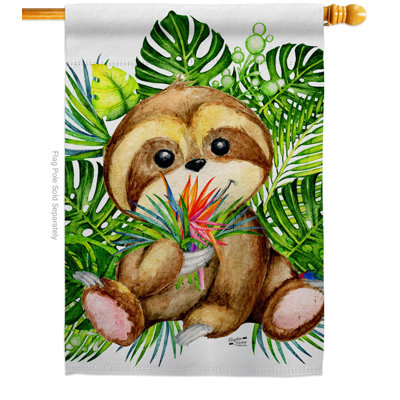 Double Sided 480'' H x 336'' W Polyester Animal House Flag