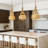 Flow 3-Light Twist Pendant - Baguette/Natural Rattan