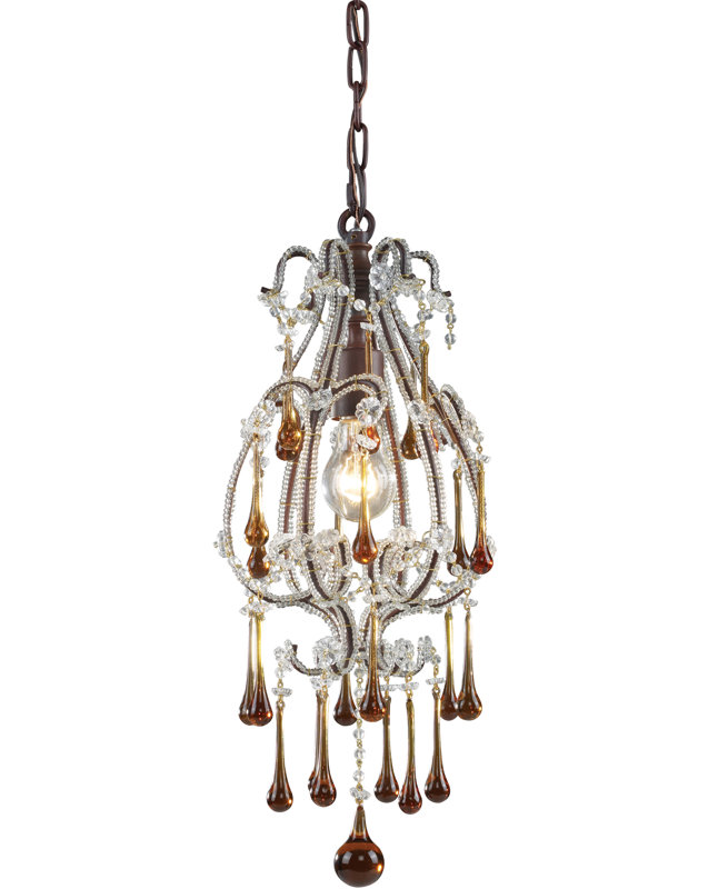 Maney 1 - Light Cluster Pendant, Rust