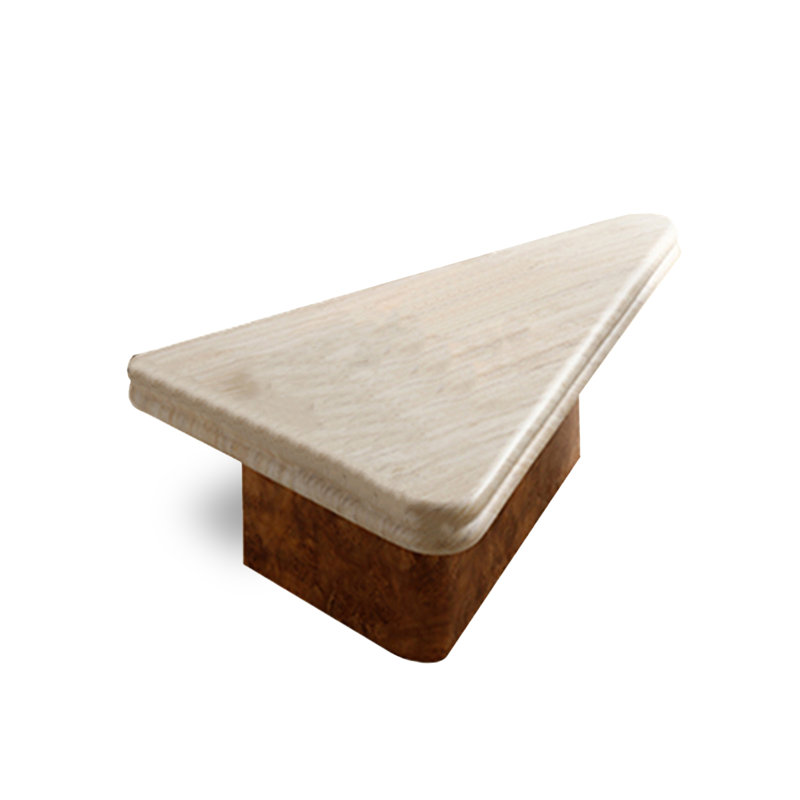 Table basse en travertin naturel rétro