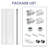 60" x 80" Mirrored Sliding Closet Doors with Installation Hardware-128533734