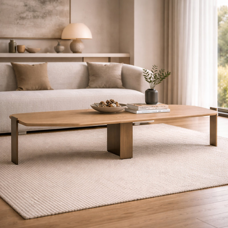 Table basse Robert, Brun