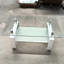 2 tables basses de salon, plateau en verre trempé transparent et structure stable de table moderne 2, conception centrale