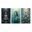 «Mindfulness Grace Woman Meditation», 3 pièces sur toile-1159502010-1159502660