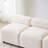 Basic Sectional Sofa, 3-Piece 3 Seater Modular Couch  Sofa