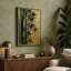 Bamboo in Gold Japandi - Wrapped Canvas-2009471190-2009471199