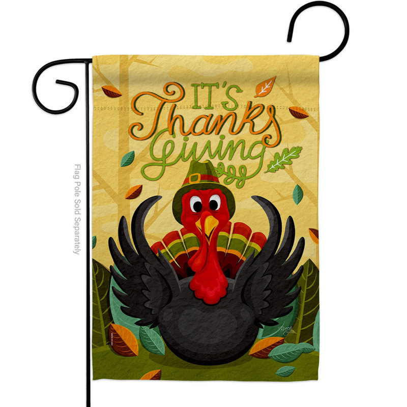Drapeau de jardin en polyester 1,5 x 1,08 pi Avo