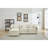 Cozy And Comfortable 3 With Removable , Modern L-Shaped Chenille For Living Room Bedroom, White, 99 In Depth, 65 Width, 32 Height, 162.4 Lb Weight Customizable Modular Sectional White Apartment
